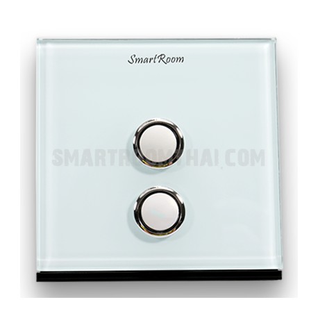 Smart Room Smart Switch (Two-Gang, L&N, 10A, Tempering Glass)